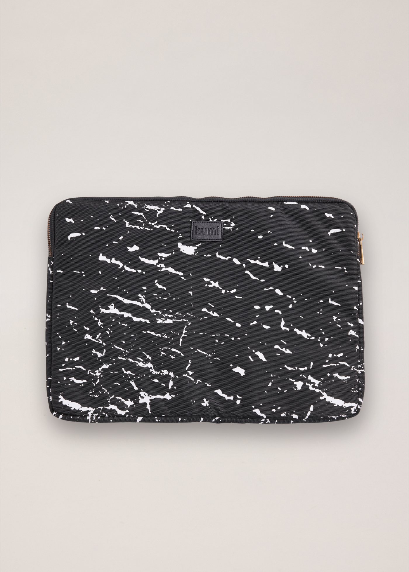 Black printed laptop case