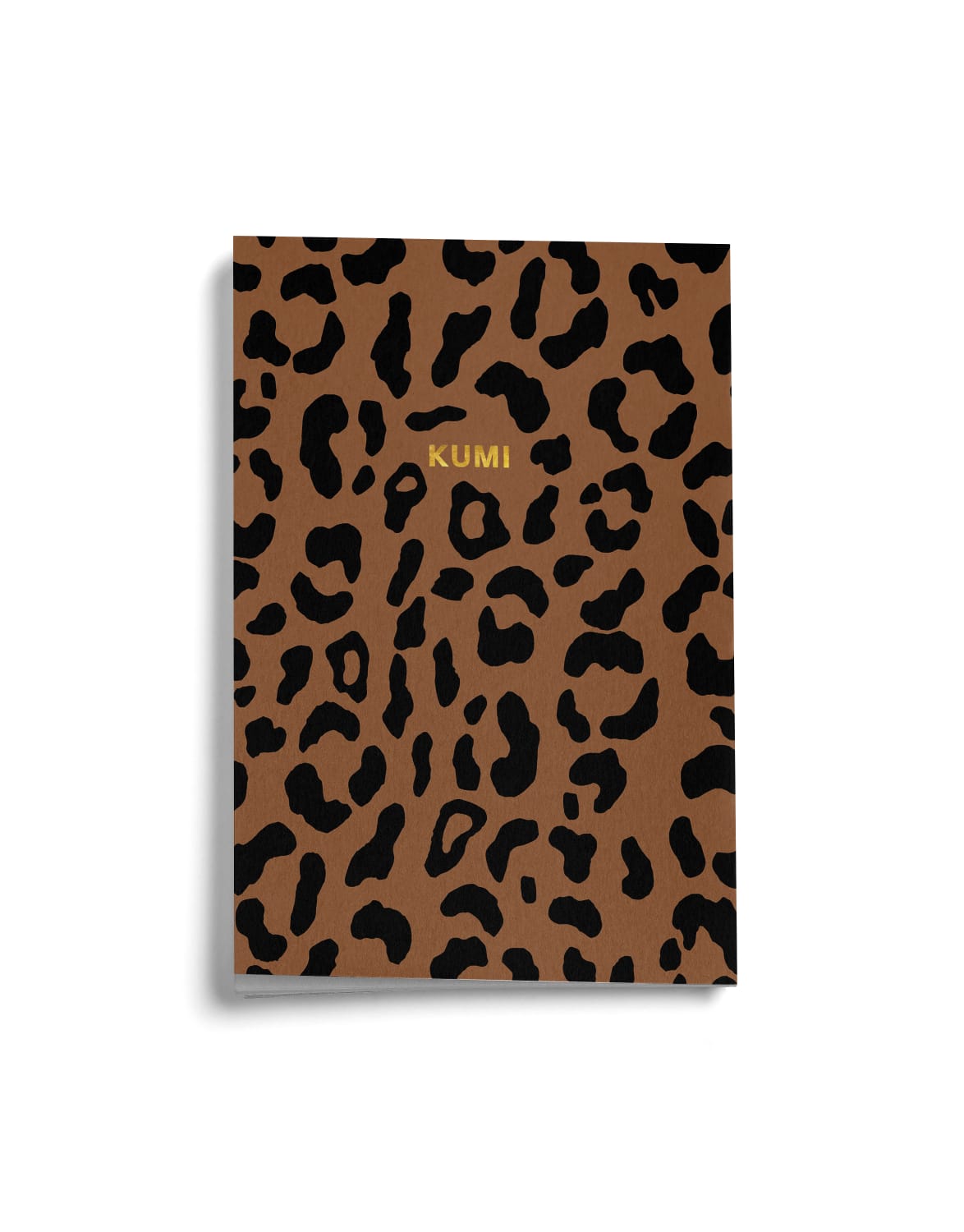 Brown Leopard Notebook