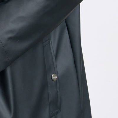 RESTOCK PRESALE Rubberized coat in Black