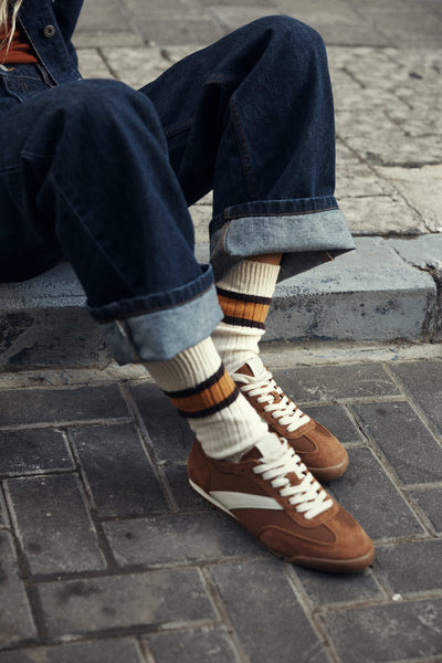 Airy Suede sneakers Rust