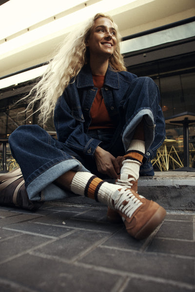 Airy Suede sneakers Rust