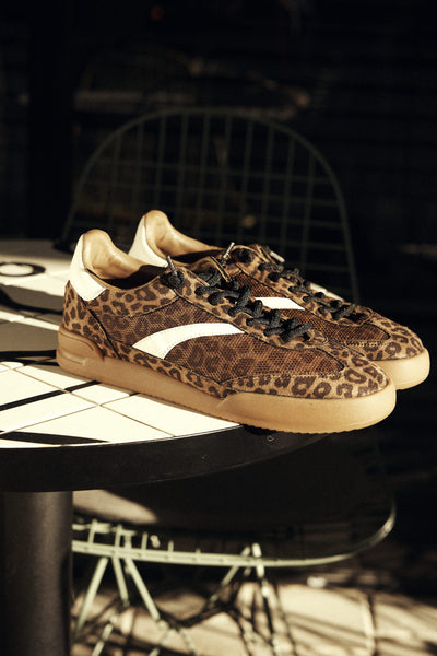 Mesh sneakers Brown Leopared