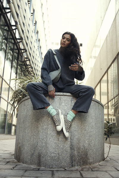 Dusty green shoulder bag