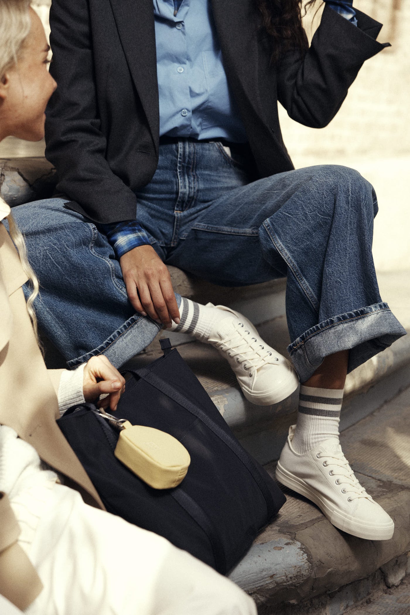 Retro sneakers white