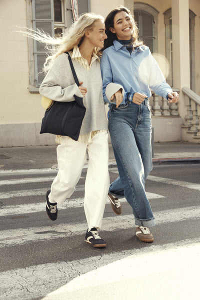 Tote bag in Semi black