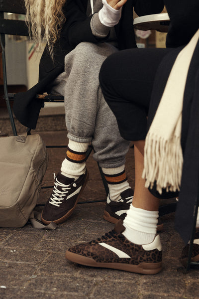 Mesh sneakers Brown Leopared