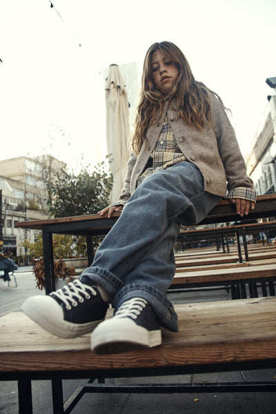 Kids sneakers Semi black