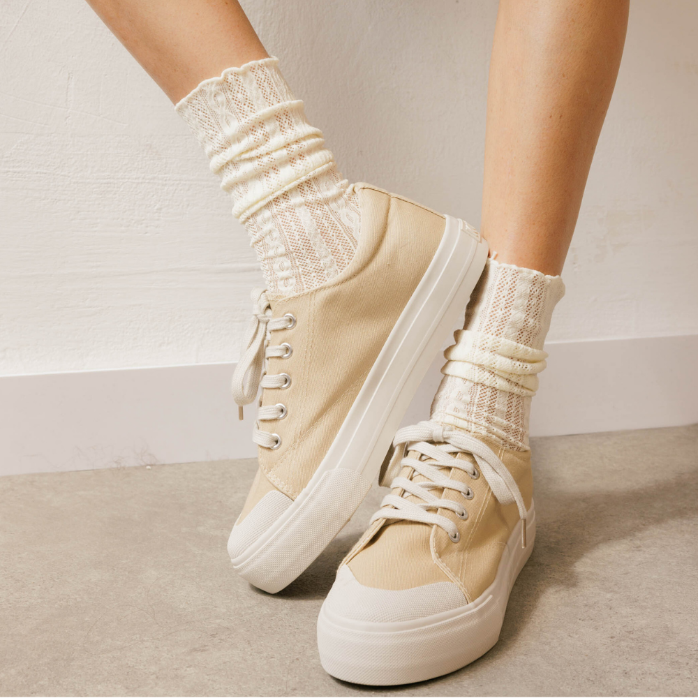 Latte Platform sneakers