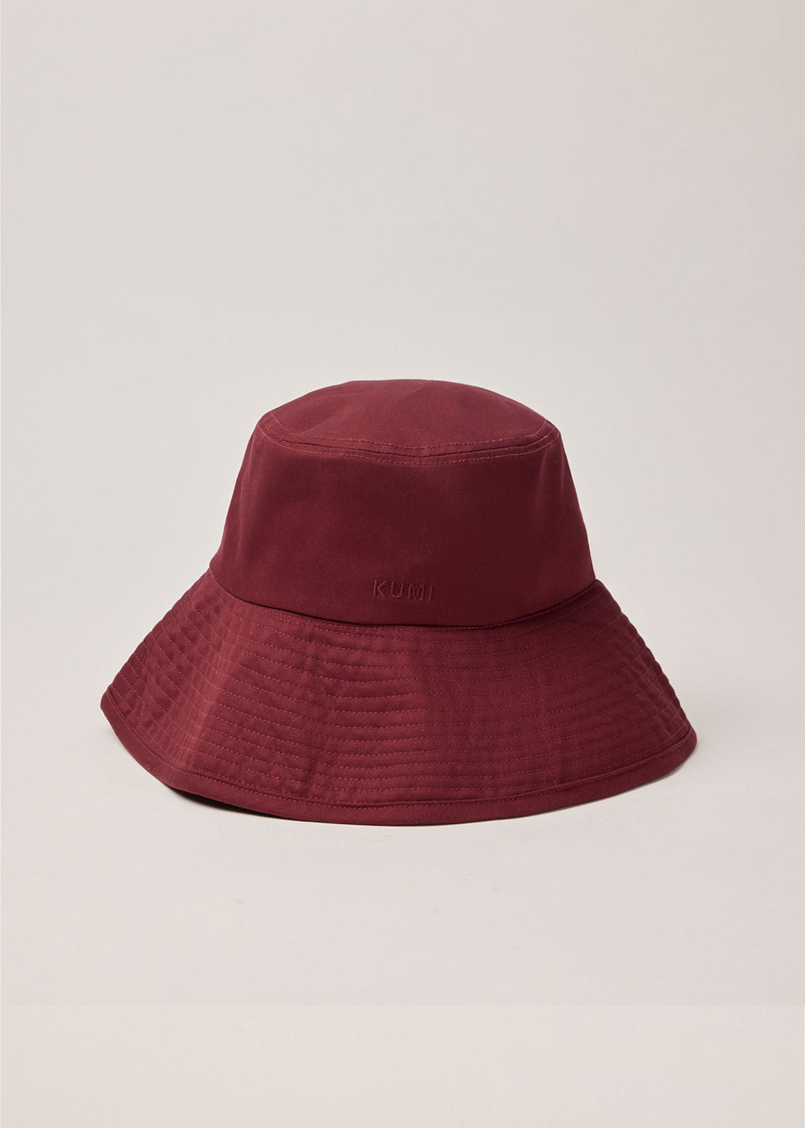 Burgundy bucket hat