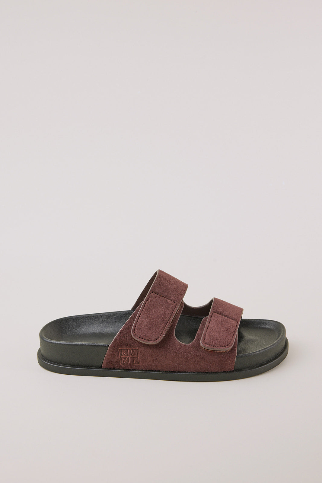 Two strap slides Burgundy