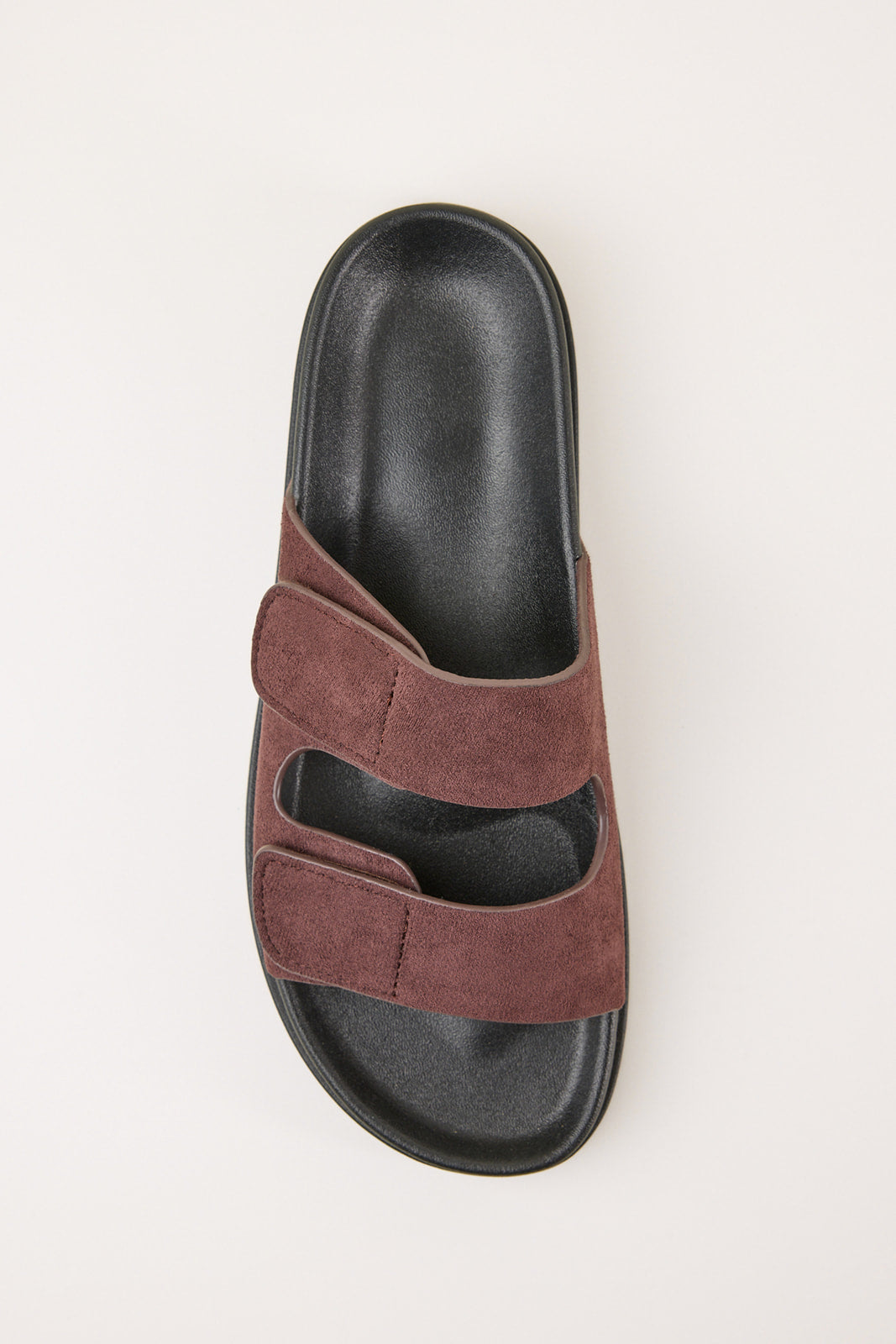 Two strap slides Burgundy