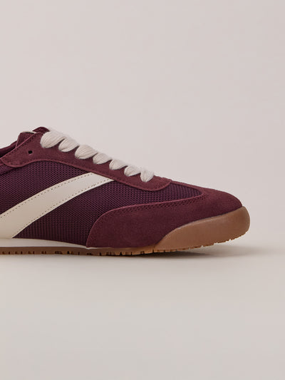 Airy Suede sneakers Borgundy