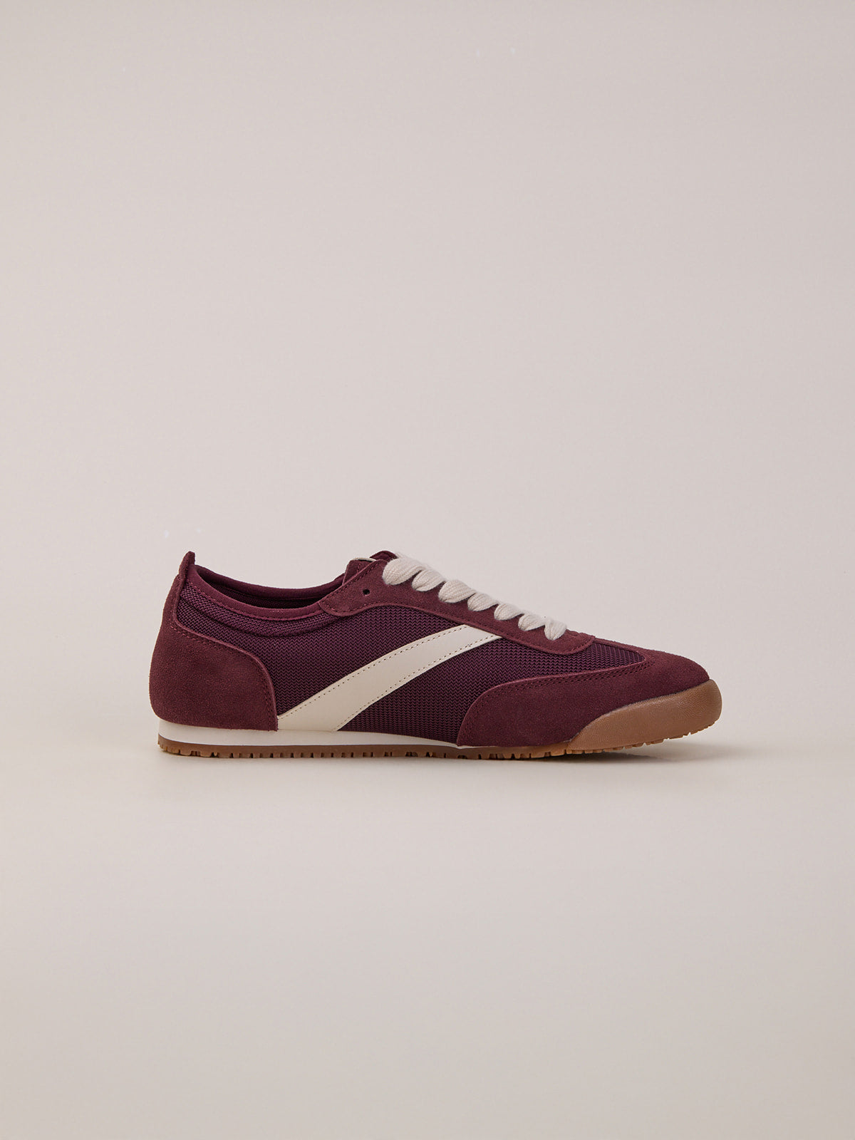 Airy Suede sneakers Borgundy