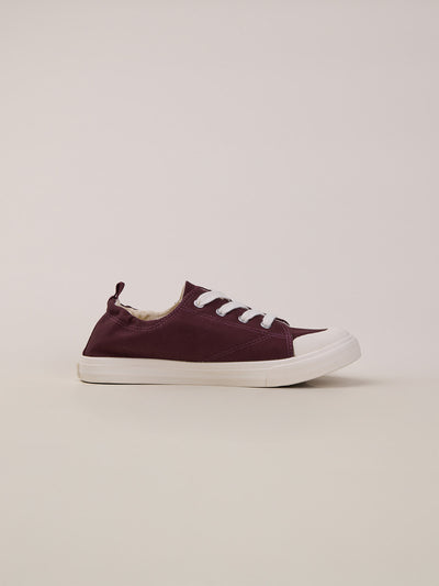 Slip-on sneakers bourgondy
