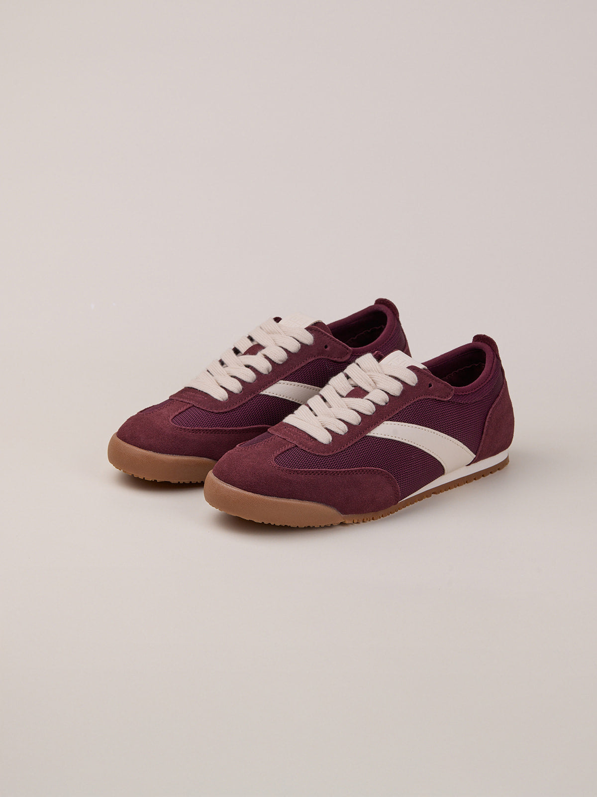Airy Suede sneakers Borgundy
