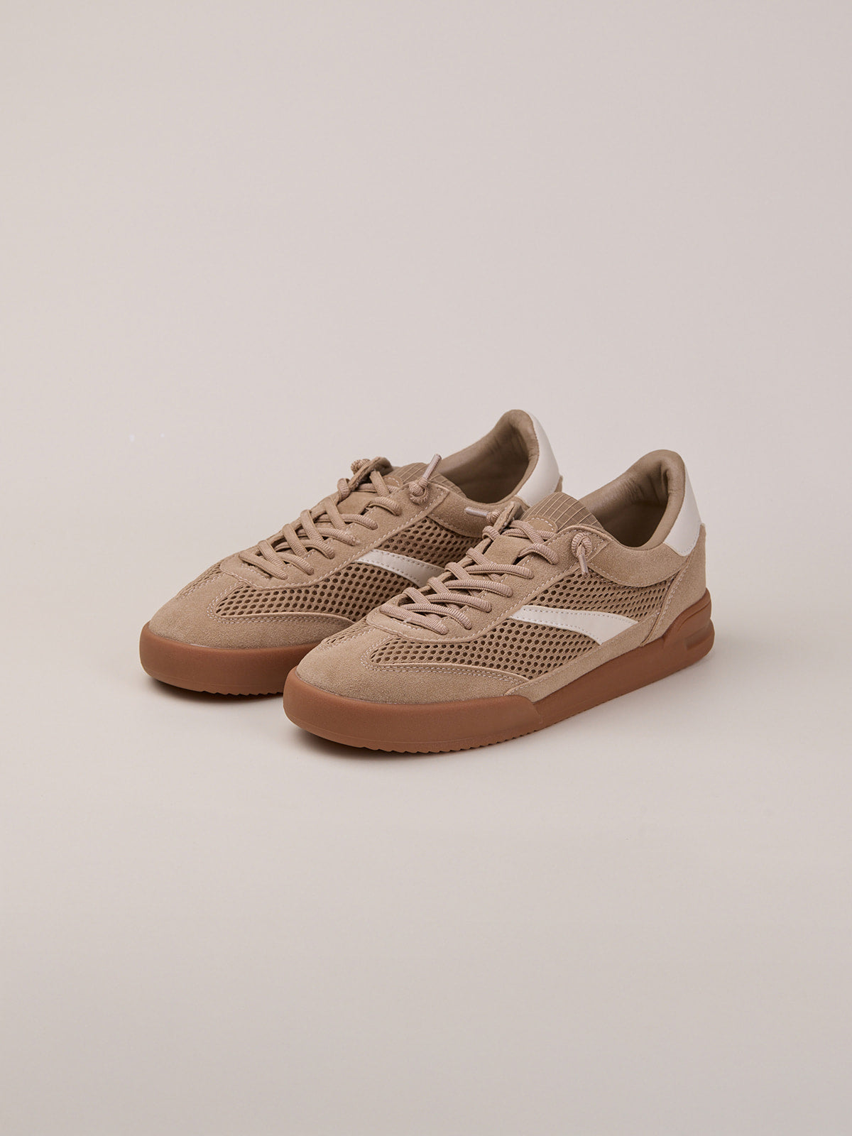 Mesh sneakers Beige