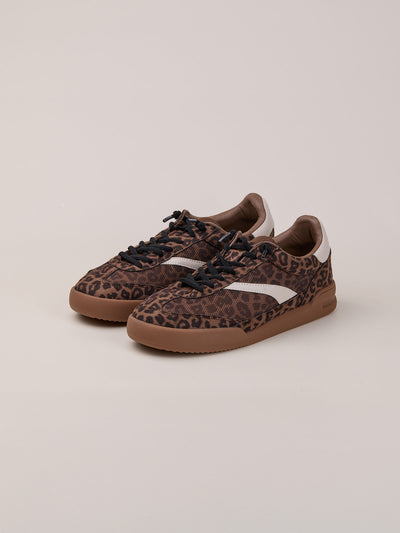 Mesh sneakers Brown Leopared