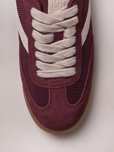 Airy Suede sneakers Borgundy
