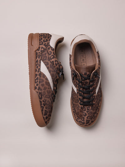 Mesh sneakers Brown Leopared