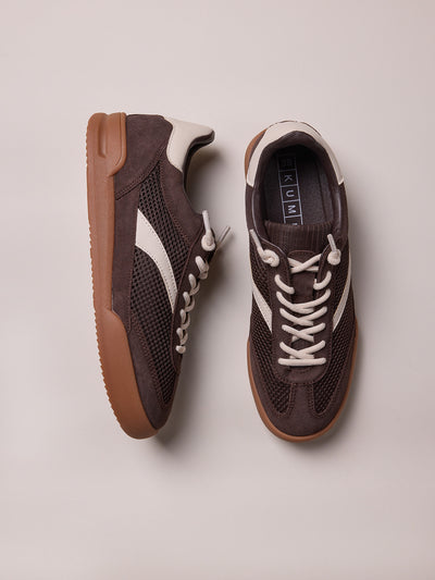 Mesh sneakers Brown