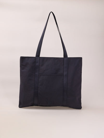 Tote bag in Semi black