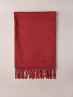 Burnt red scarf