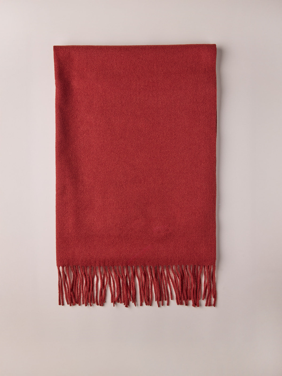 Burnt red scarf