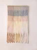 Gray/Yellow plaid scarf