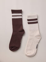 Brown RIB socks