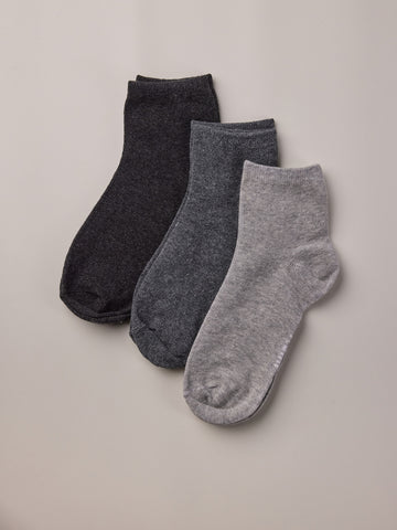 Gray Ankle socks