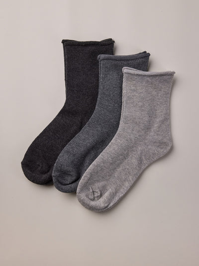 Mix Gray Crew socks