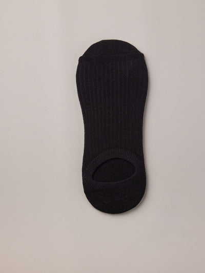 Black invisible socks