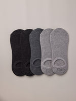 Gray invisible socks