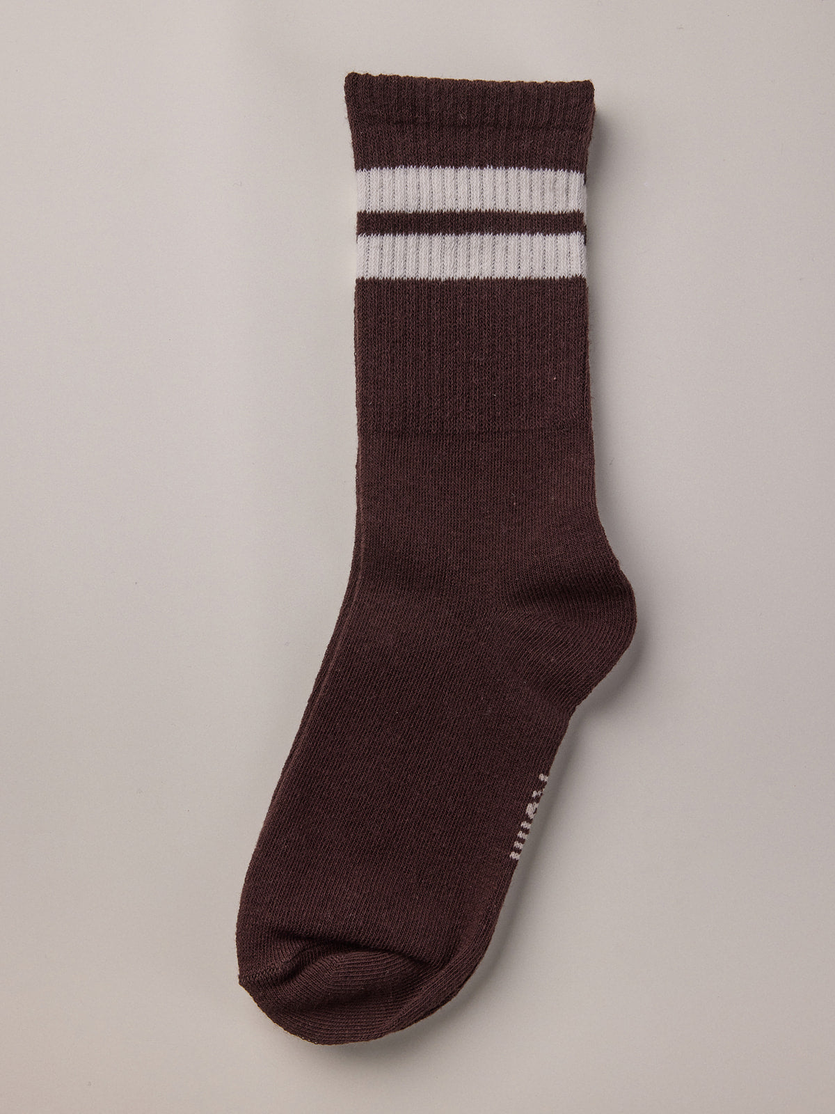 Brown RIB socks