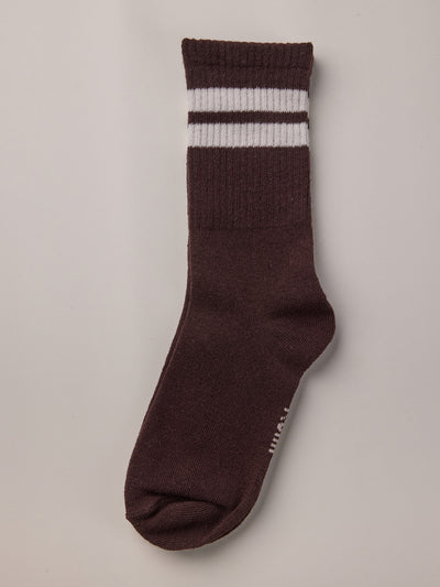 Brown RIB socks