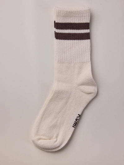 Brown RIB socks