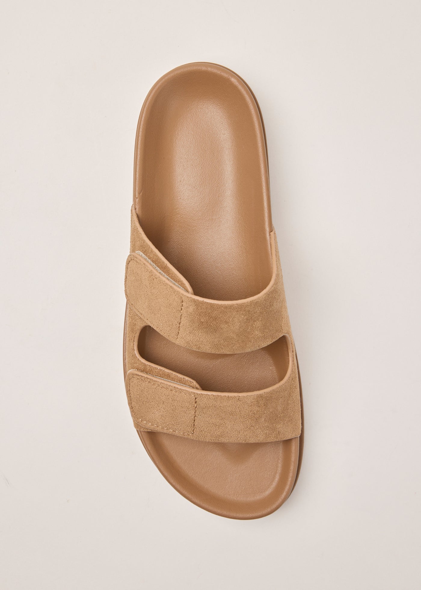 Two strap slides Tan