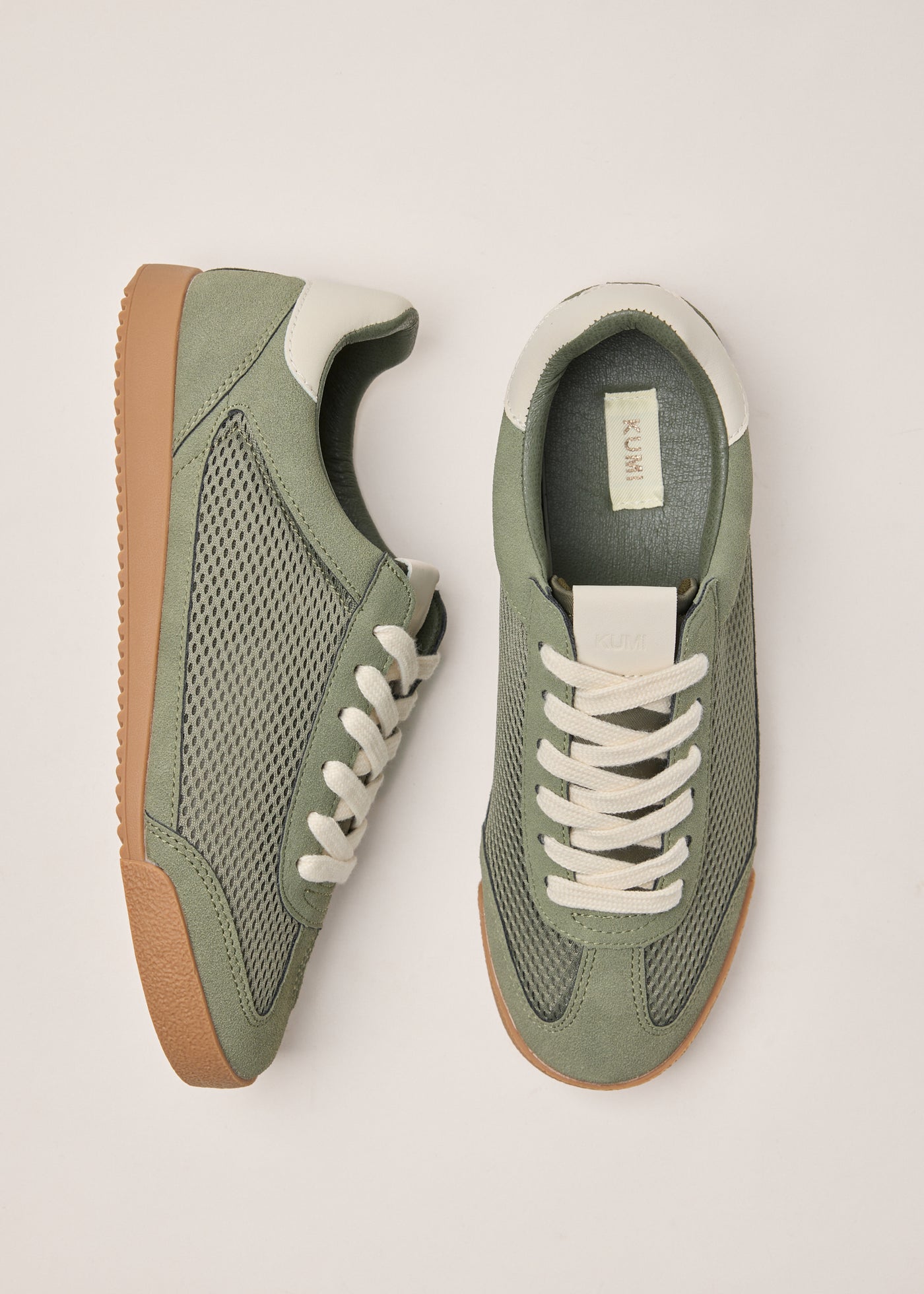 Mesh Sneakers Ash Green