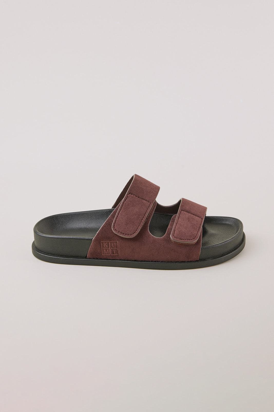 Two strap slides Burgundy
