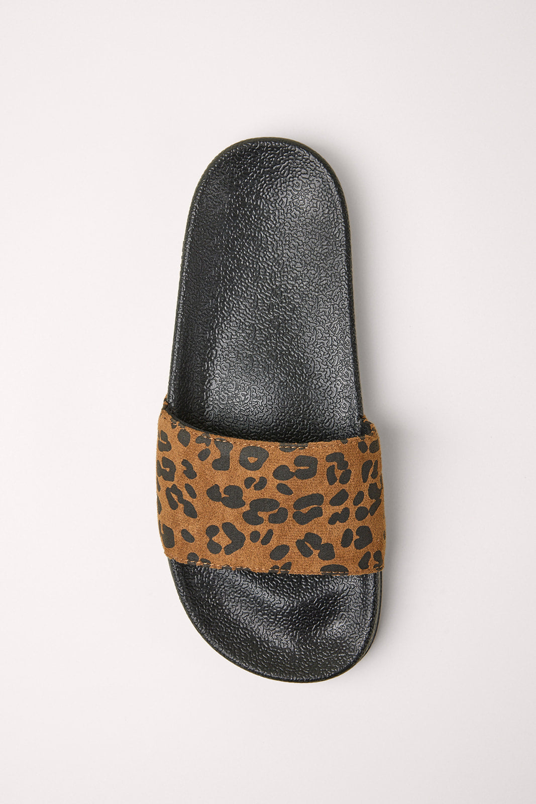 Brown leopard slides