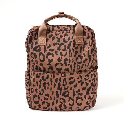 Brown leopard Backpack