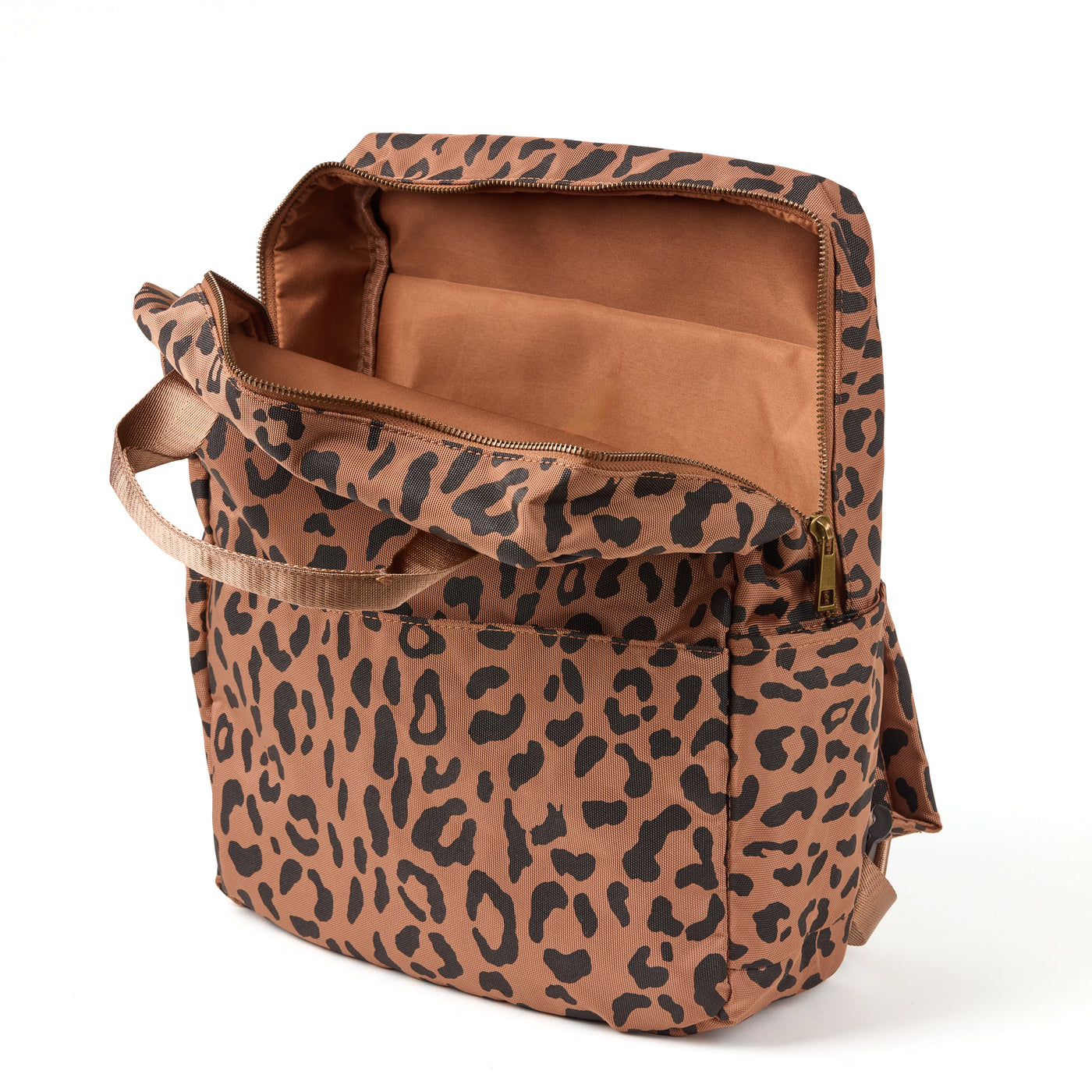 Brown leopard Backpack