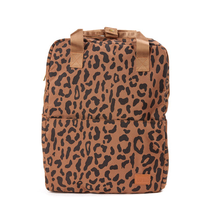 Brown leopard Backpack