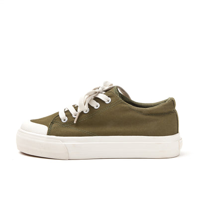 Olive Platform sneakers