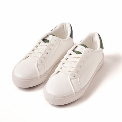 Retro sneakers White/Dusty green